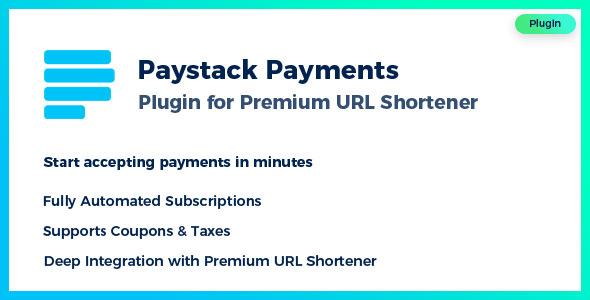 Paystack Funds & Subscription Plugin for Top rate URL Shortener