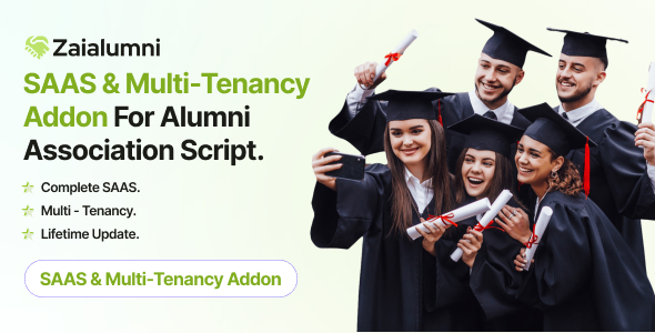 Zaialumni – Alumni Association SAAS With Multi-Tenancy Addon