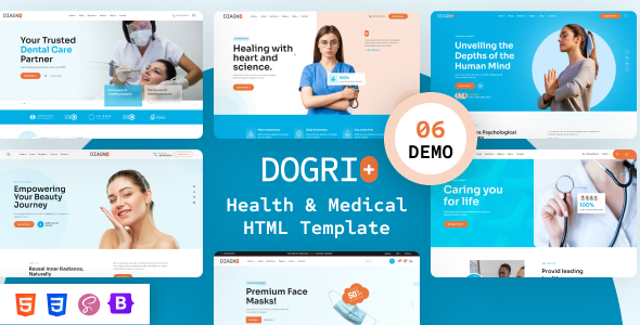 Dogri – Health & Clinical Heart HTML Template