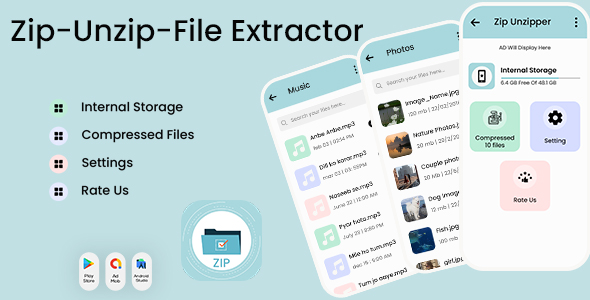 Zip Unzip File Extractor – UnRAR Instrument – RAR File – Unzip Grasp – Unzip Archiver – Zip File Reader