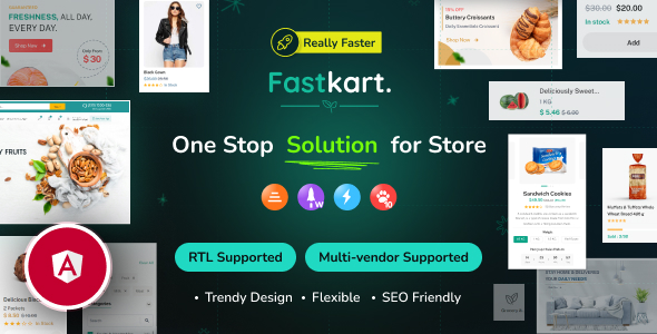 Fastkart – Multivendor Ecommerce with Angular & Laravel REST API