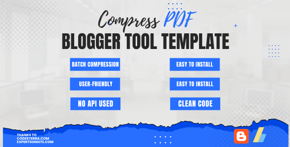 Compress PDF – Blogger Instrument Template