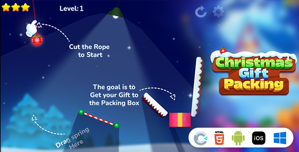 Christmas Reward Packing [ Construct 3, HTML 5 ]