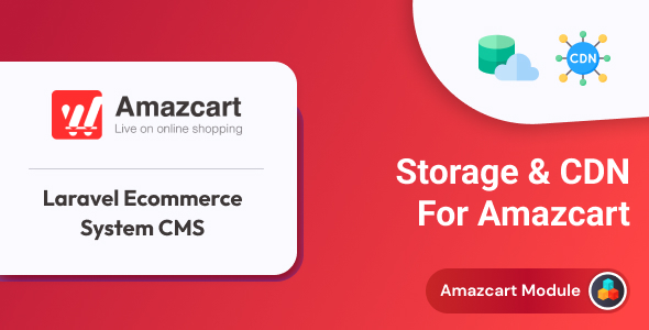 Storage & CDN add-on | AmazCart Laravel Ecommerce Machine CMS