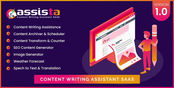 Assista – State Writing Assistant as SAAS