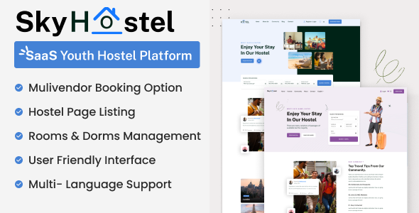 SkyHostel – SaaS Hostel Reserving Platform