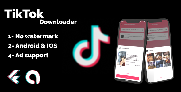 Tiktok Video Downloader Without watermark, Audio and Describe Extractor