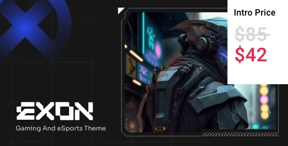 Exon – Gaming and eSports WordPress Theme