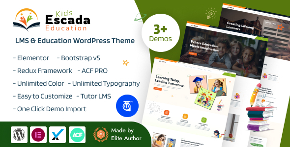 Escada – Children College & Education WordPress Theme