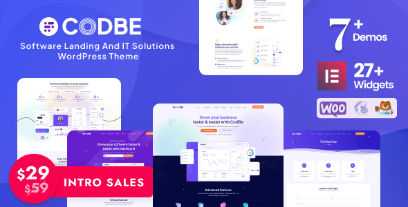 CodBe – Software Touchdown and IT Solutions WordPress Theme