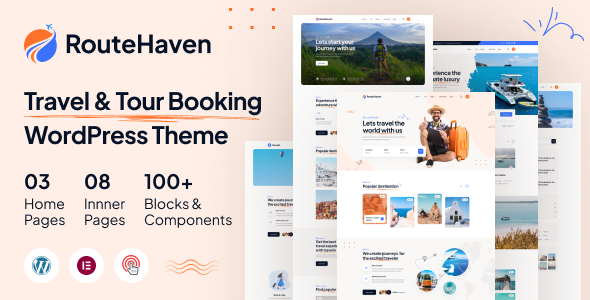 RouteHaven – Shuttle & Tour Reserving WordPress Theme