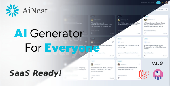 AiNest – AI Generator For Each person