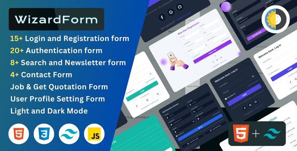 WizardForm – All in One HTML Originate Collection with Tailwind CSS