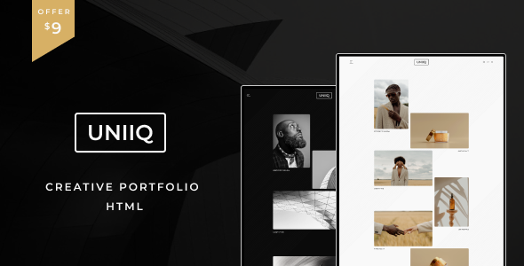 Uniiq – Ingenious Portfolio HTML Template