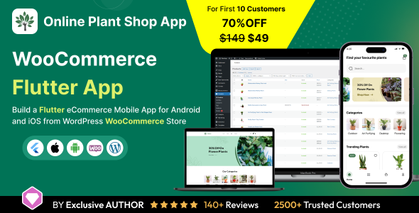 Seed2Plants App – Online Plant Retailer Flutter 3.x (Android, iOS) WooCommerce Beefy App | Browsing App