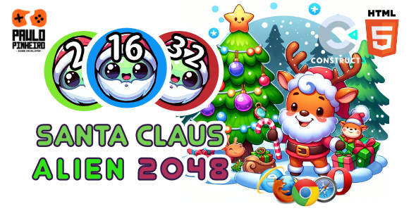 Santa Claus Alien 2048  HTML5 Recreation – (With Machine 3 Supply-code .c3p)