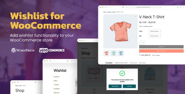 TW Wishlist for WooCommerce – Put Your Common Merchandise for Future Purchases