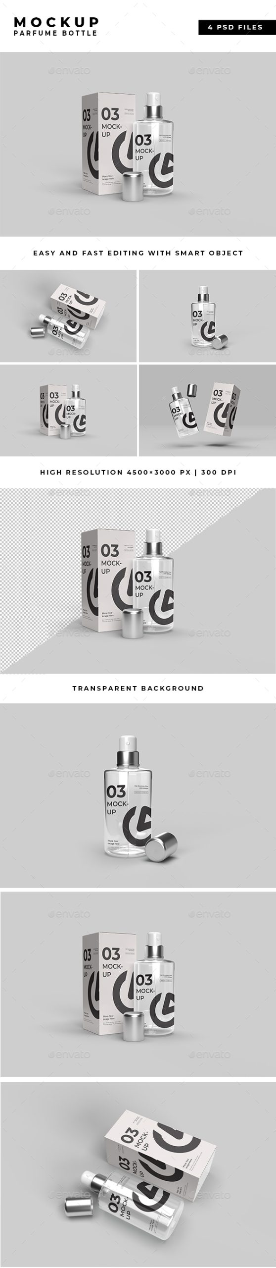 Parfume Bottle Mockup