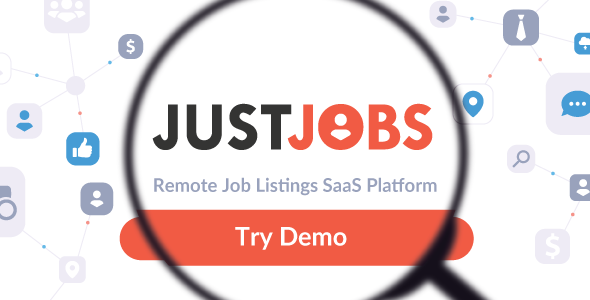 JustJobs – Far off Job Listings SaaS platform