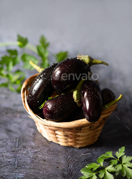 Assortment uncooked pure of crimson greens mini eggplants, spring onion, beetroot, radicchio salad