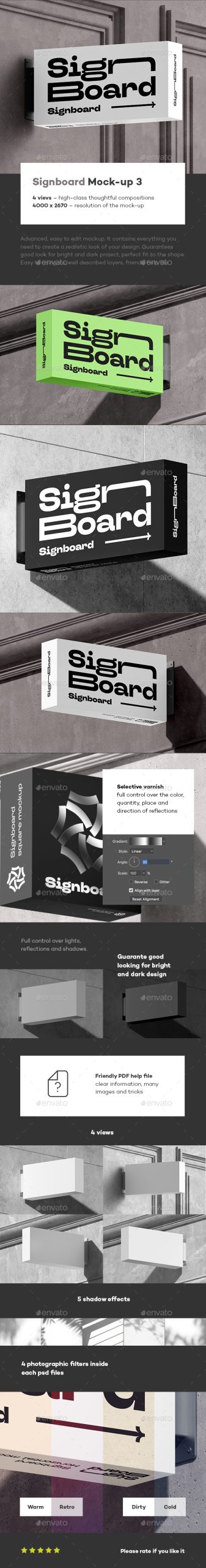 Signboard Horizontal Mock-up