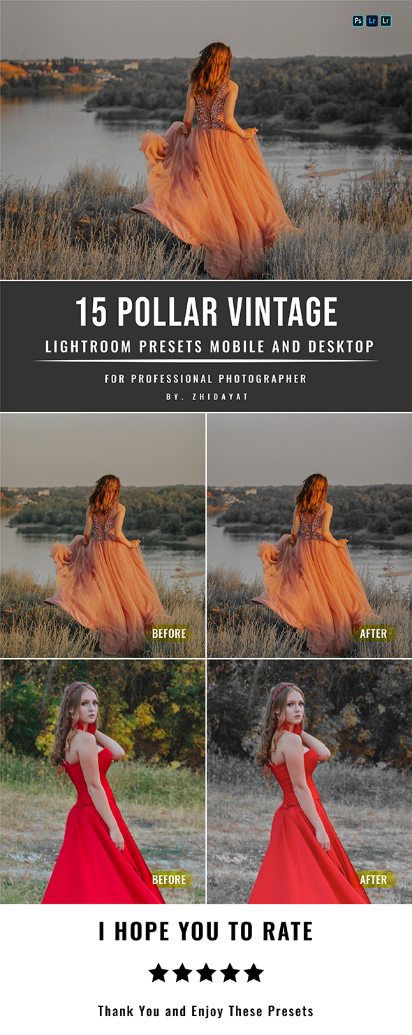 15 Pollar Conventional Lightroom Presets