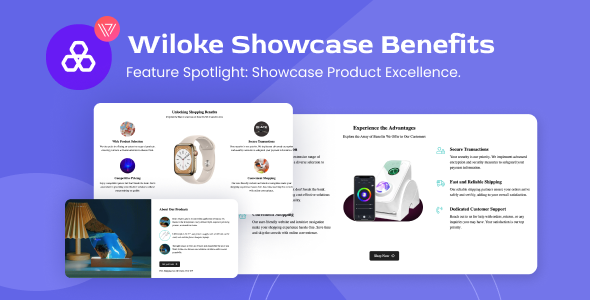 Wiloke Showcase Advantages Elementor Addon