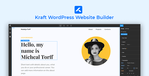 Kraft – WordPress Internet trustworthy Builder