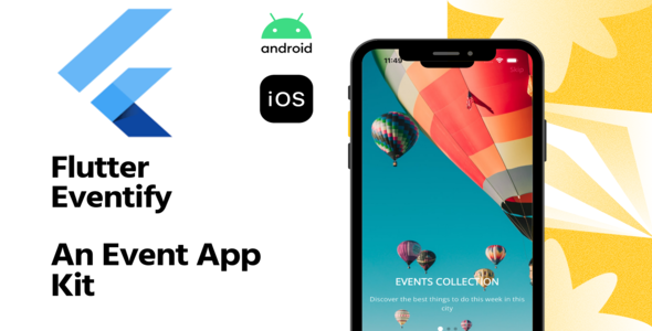 Flutter Eventify UI Tools | UI-KIT Template