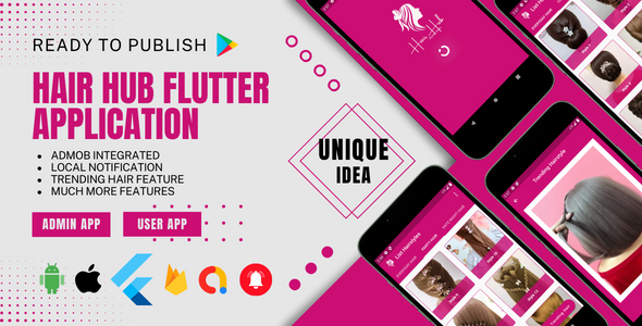 Hair Hub Whole Flutter Utility Resolution – Admin & Shopper Apps, Extraordinary Thought