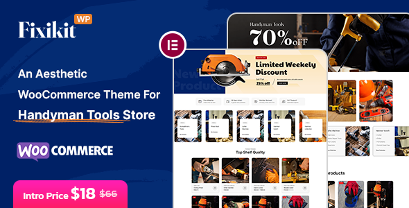 Fixikit – Hardwares & Instruments Retailer WooCommerce WordPress Theme