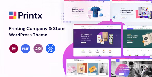 Printx – Printing Corporations WordPress Theme