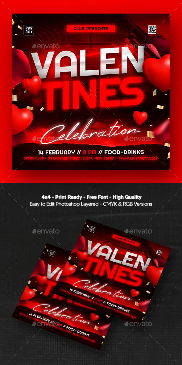 Valentines Event Flyer