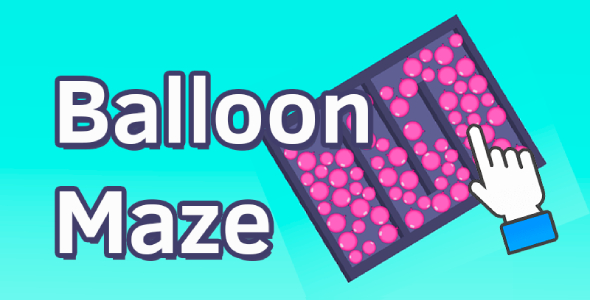 Balloon Maze – 38 phases – HTML5 sport – Variety 3 – C3p