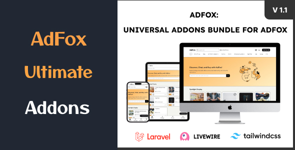 Neatly-liked Addons Bundle for AdFox – All Your Wants Lined