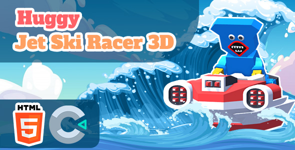 Huggy Jet Ski Racer 3D – HTML5 Sport – C3P