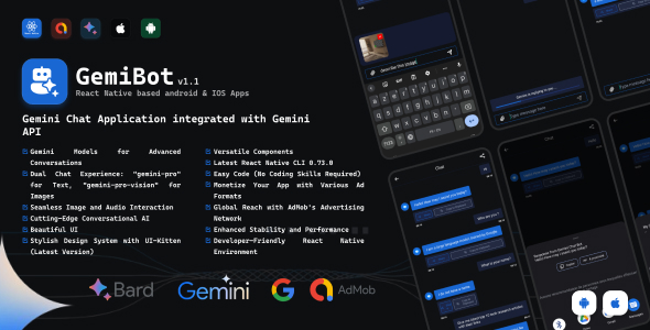 GemiBot v1.1 – Chat with Gemini AI from Google