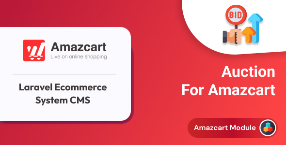 Public sale add-on | AmazCart Laravel Ecommerce Machine CMS