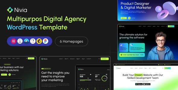 Nivia – Multipurpos Digital Firm WordPress Theme