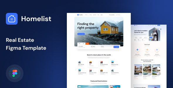 Homelist – Proper Property Figma Template