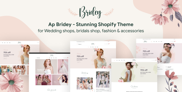 Ap Bridey – Wedding ceremony Retailer Shopify Theme