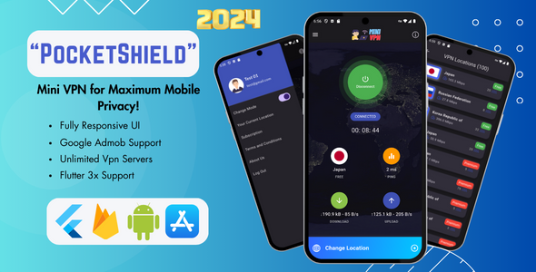 PocketShield VPN v1.0 – Mini VPN for Most Cell Privateness | Flutter & Firebase