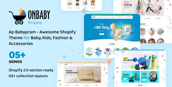 Ap Babypram – Youngsters Kind Retailer Shopify Theme