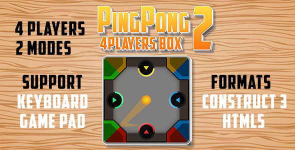 Ping Pong 4 Players Field 2 Sport (Accomplish 3 | C3P | HTML5) Developed Sport