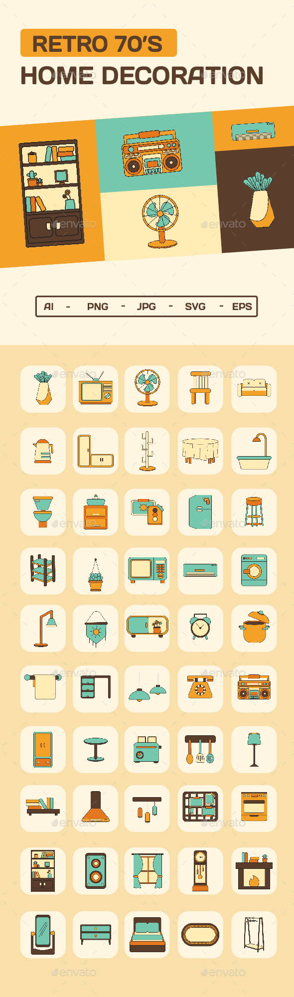 Retro Home Ornament Ingredient Pack