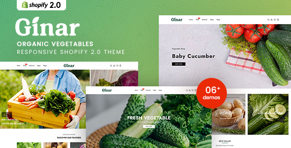 Gınar – Natural Greens Responsive Shopify 2.0 Theme