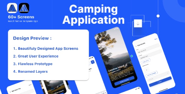 Tenting – Cell UI KIT ( React Native Template )