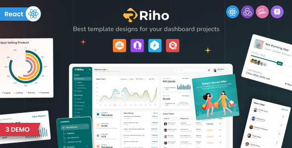 Riho – React JS Admin Dashboard Template