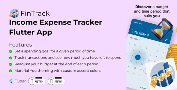 FinTrack | Earnings Expense Tracker Flutter App