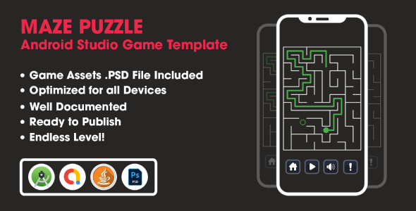 Maze Puzzle Android Recreation Template